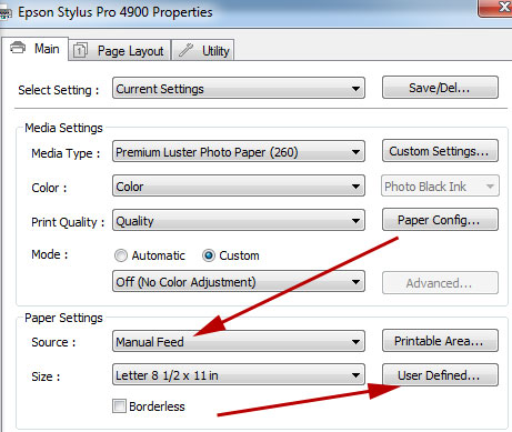 How to Print Inkjet Greeting & Note Cards on an Epson 4900 7900