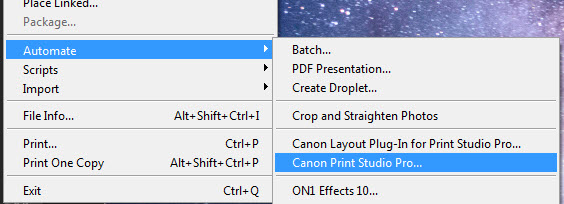 canon pixma 100 software for lightroom plugin
