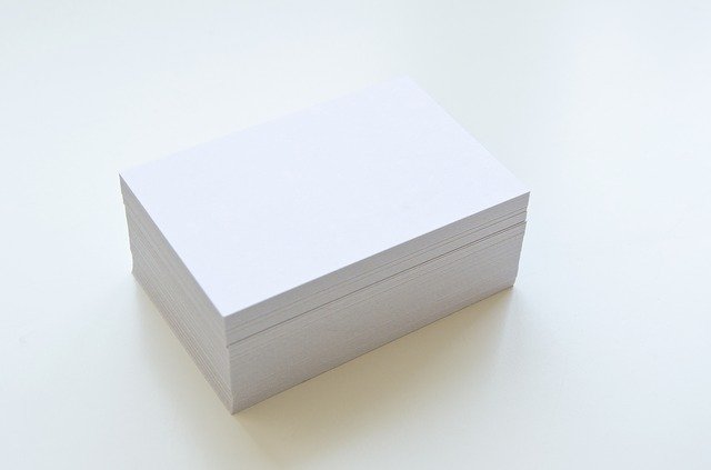 Paper Weight for Business Cards