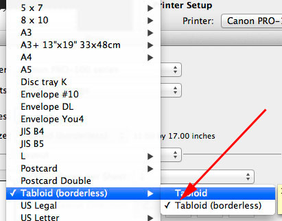 How to Print Borderless 11x14 Photoshop / Canon