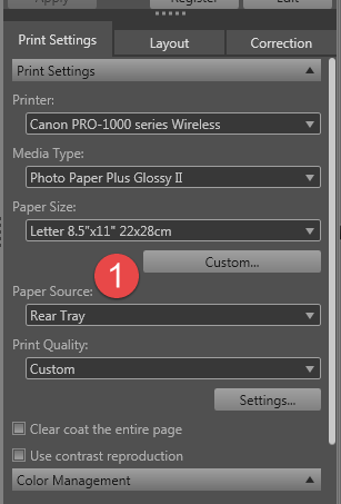 How to Make Custom Paper Sizes - Canon Print Studio Pro