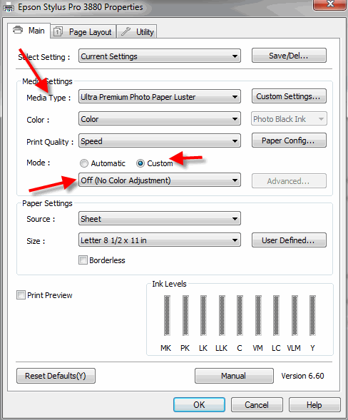 epson 3880 printer icc profiles