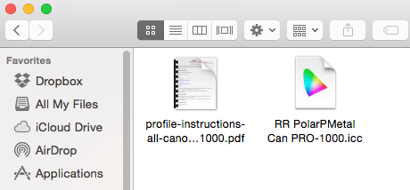 icc color profile download mac