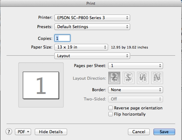 epson control printer app for mac