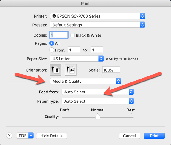 mac printer drivers for epson