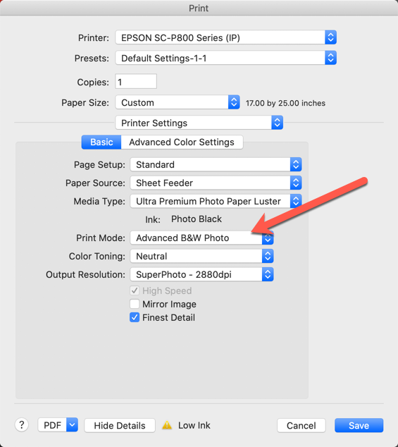 epson printer utility dialog box download mac