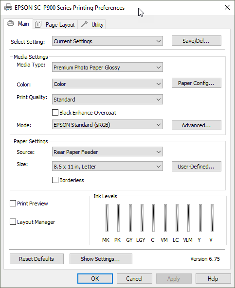 Epson SureColor SC-P900 