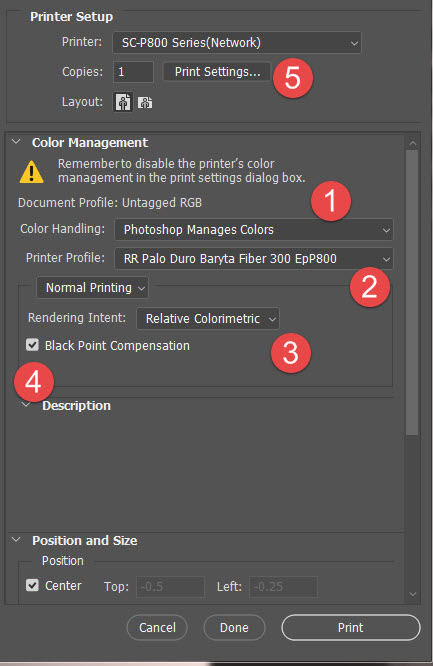 where to install icc profiles in photoshop