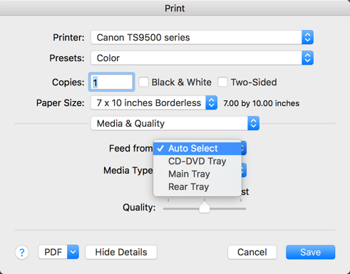 print driver for mac