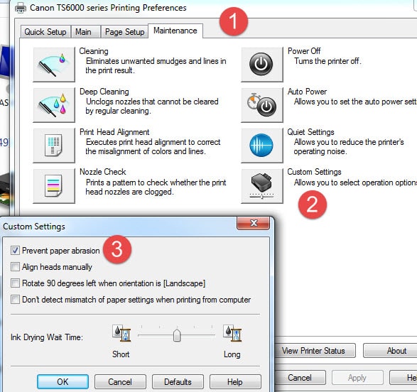 Printer Adjustments for Thick Papers - Platen Gap