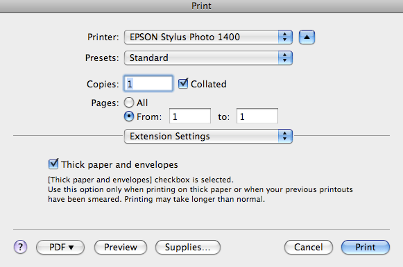 Printer Adjustments for Thick Papers - Platen Gap