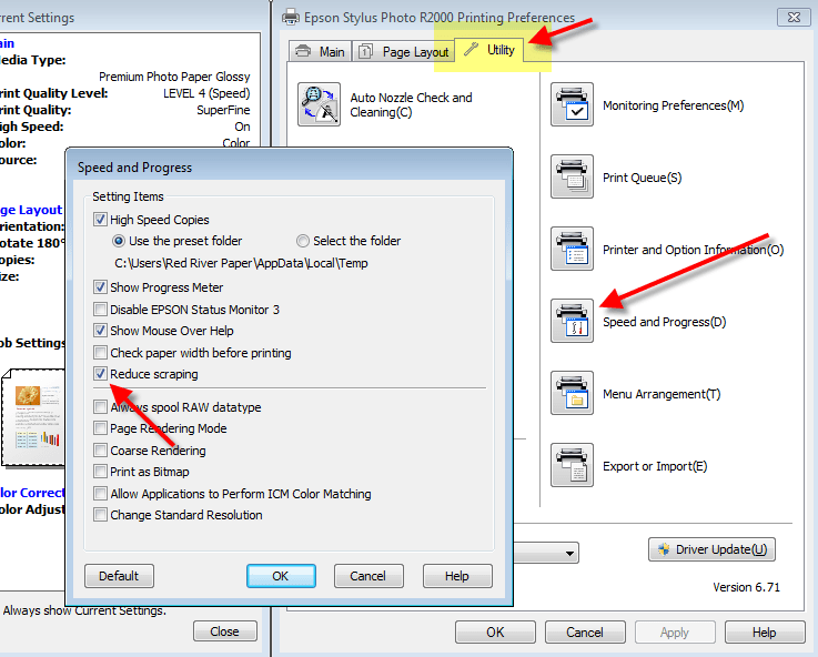 Printer Adjustments for Thick Papers Platen Gap